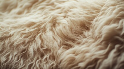 Soft close-up texture of light fluffy wool fabric background, warm and cozy material for winter clothing and home decor, fur texture background