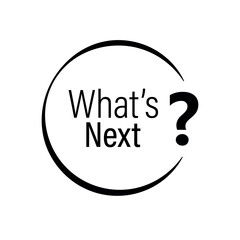 what s next text information sign