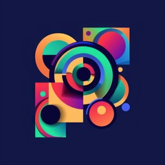 Fototapeta premium Fusion of Modern Technology and Art in Logo Design