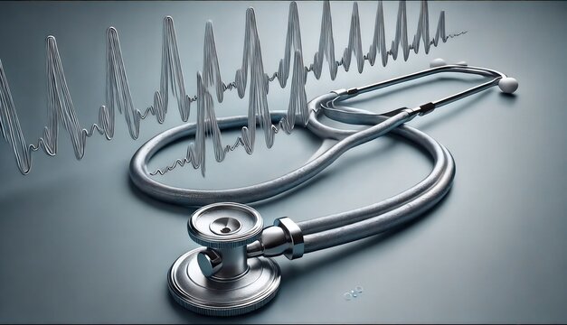 estetoscopio, cardio, cardiolog&iacute;a, cardiol&oacute;gico, electrocardiograma, coraz&oacute;n, trazo, estetos, instrumento, medicina, salud, bienestar, infarto, miocardio, saludable, especialidad, ciencia