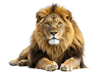 lion isolated on transparent background 