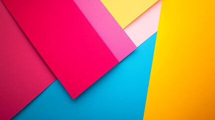 Abstract Background with Vivid Colors and Geometric Shapes
