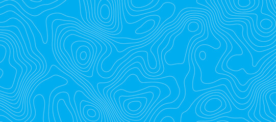 Light blue luxury topographic lines map background .modern technology wave curve line contour map design .seamless geography grid vector background .