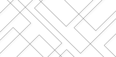 Abstract industrial Design random lines black on white background.Geometric seamless minimalist pattern with straight lines design.luxury black geometric random chaotic lines.squares and triangle line