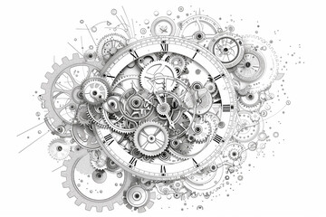 Clockwork Intricacy: A Mechanical Marvel