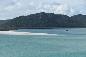 Sailing around the picture perfect Whitsunday Islands in Queensland, Australia