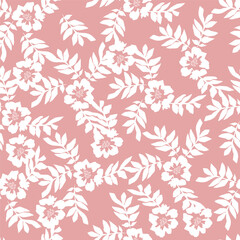 Seamless flowers pattern, floral print.