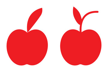 Apple icon set. Apple vector icon. apple symbols for your web design.