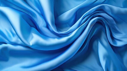 Obraz premium blue silk background