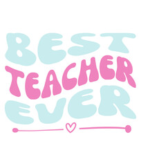 Retro, Teacher ,  Craft Design. T-shirt Design. Illustration