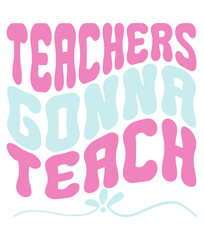 Retro, Teacher ,  Craft Design. T-shirt Design. Illustration