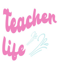 Obraz premium Retro, Teacher , Craft Design. T-shirt Design. Illustration