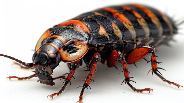 cockroach isolated on white background high definition(hd) photographic creative image  