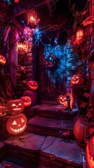 Castle place for Halloween party, All kinds of party supplies Halloween, Happy Halloween