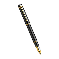 Vector Fountain writing pen for contract signing on a isolated white background (11)
