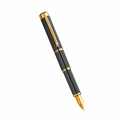 Vector Fountain writing pen for contract signing on a isolated white background (13)