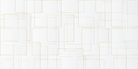 abstract background with squares. Metal frame isolated on white background. Collection of gold color decorative vintage frames.