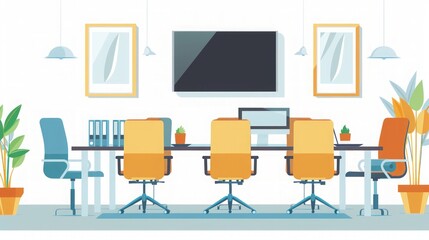 Modern Office Meeting Room Interior Design