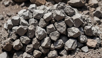 Shimmering Silver and Slate Raw Lead Ore Closeup Background