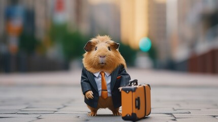 Guinea Pig in a Suit