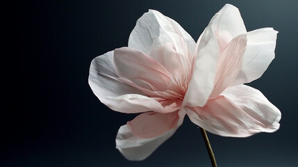 beautiful flowers on dark background