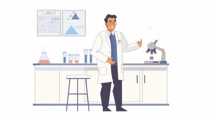 Scientist in a Lab: Exploring the World of Science