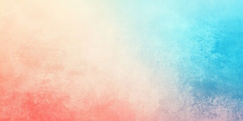 Abstract Watercolor Background with Soft Gradient of Pink, Yellow, and Blue Colors.