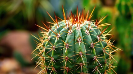 Cacti possess sharp, large, and attractive thorns.