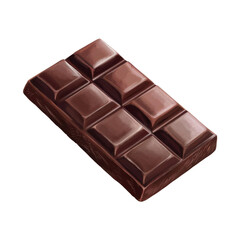 Obraz premium PNG chocolate isolated on white background