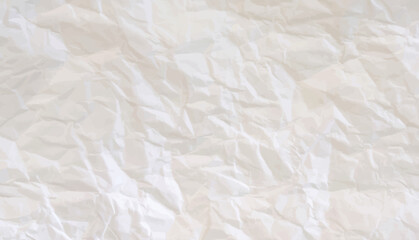 White paper sheet texture background with crumpled wrinkled and rough pattern