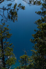Traful Lake in Traful Village in Argentina mountains Patagonia as a part of siete lagos route