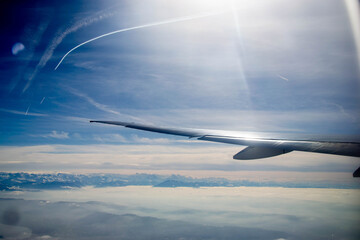Fototapeta premium Travel by air transport. High quality photo