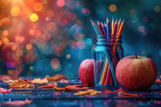 Education restart: back to school, end of summer break students and teachers prepare for another year of knowledge, development, and opportunities, excitement and routines of academic life