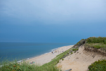 Marconi beach rain and clouds