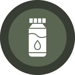 Syrup Glyph Circle Icon