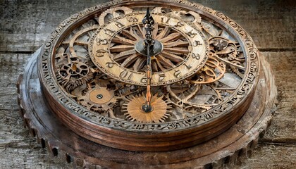 Obraz premium antique clock mechanism
