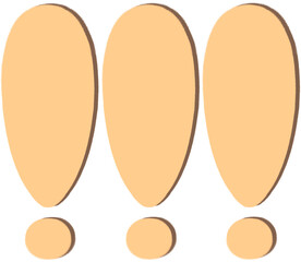 Three Exclamation Mark Decoration Worksheet