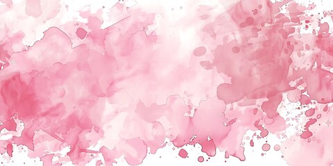 Delicate pink watercolor flowers scattered across a dreamy, airy background, invoking feelings 
