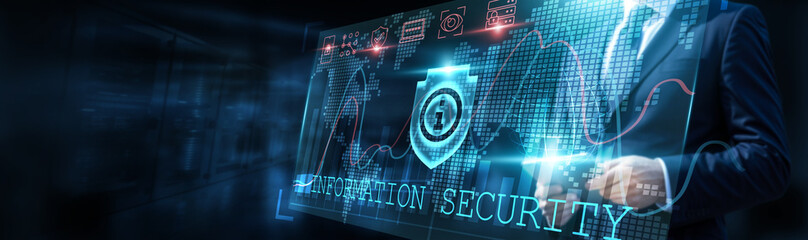 Information security specialist analyzing data breaches, creating a graph of threat vectors and trends, implementing a growth chart of security measures, enhance protection against future attacks.