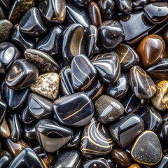 obsidian stone background 