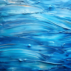 blue oil paint textured background