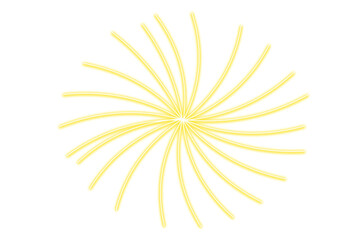 abstract solar flare with rays and spotlight. glowing festive star