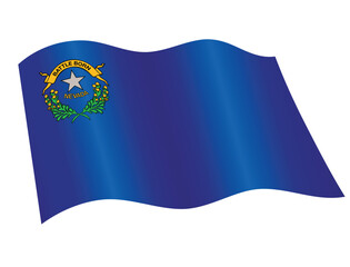 flying nevada nv state flag transparent background