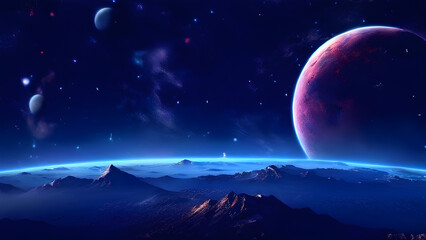 moon and stars
