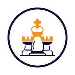 chess strategy tactic icon