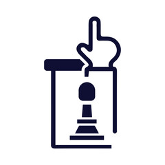 chess strategy tactic icon