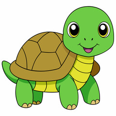 Tortoise art vector illustration