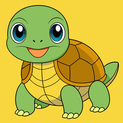 Tortoise art vector illustration