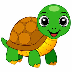 Tortoise art vector illustration