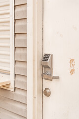 Lock Pad Code Door Handle Outside Park